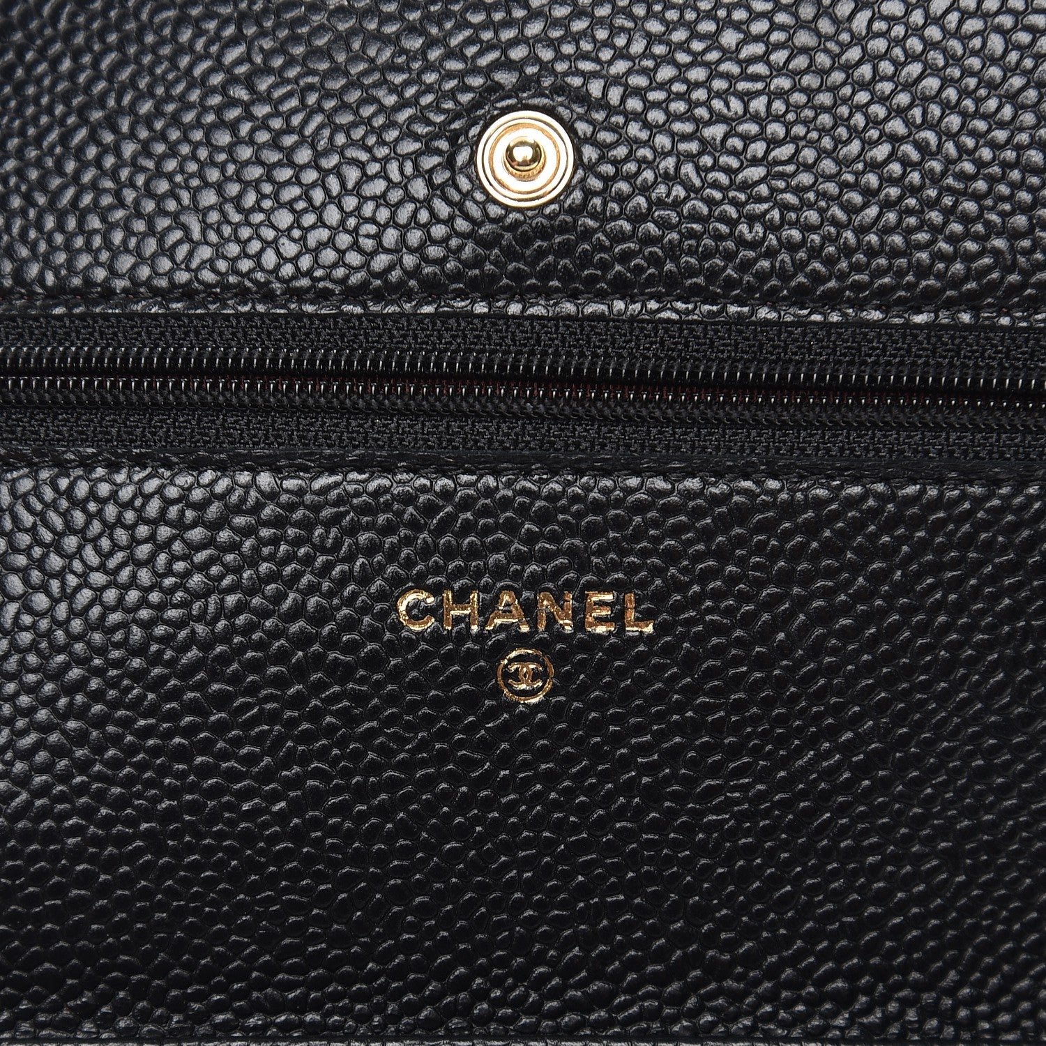 Chanel Caviar Quilted Wallet On Chain WOC Black 6 of 9
