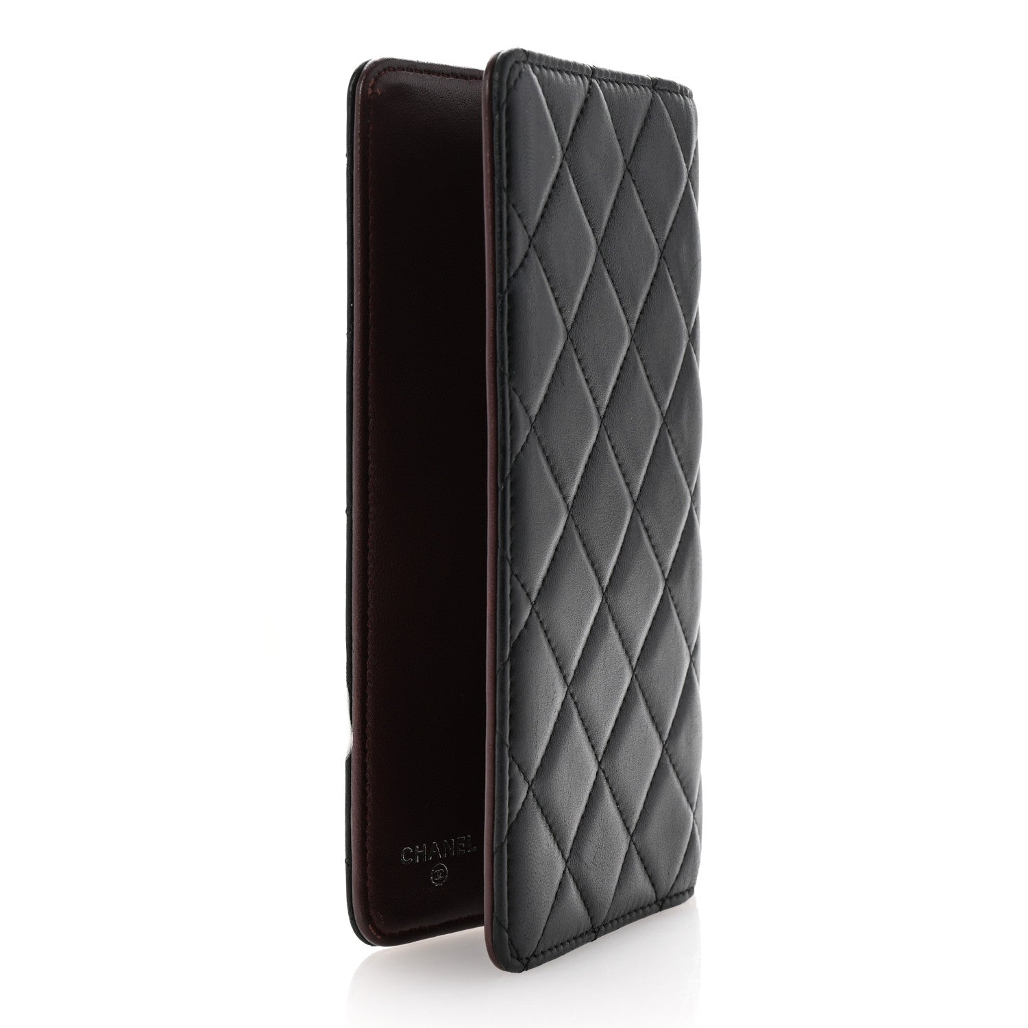 Chanel Lambskin Quilted Medium Agenda Cover Black 3 of 8
