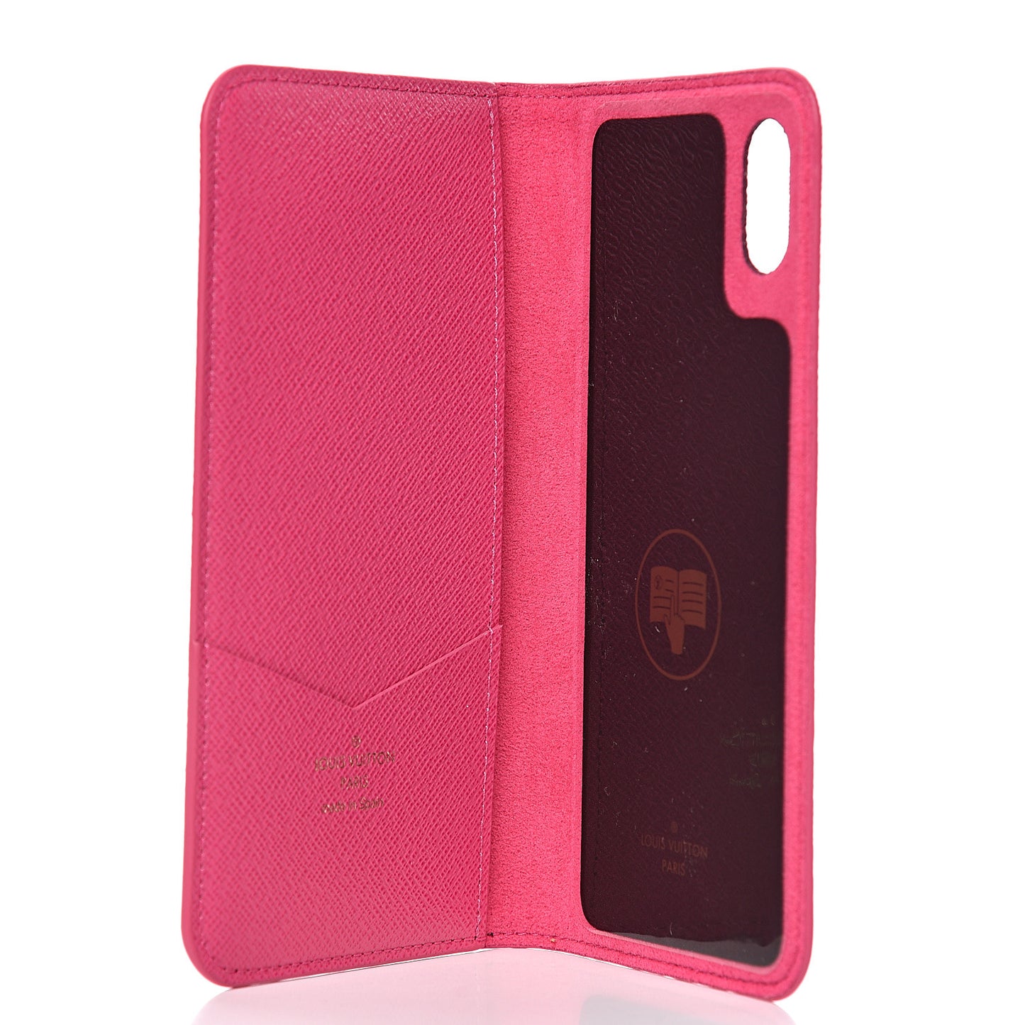 Monogram iPhone XS Max Folio Case Rose Pop