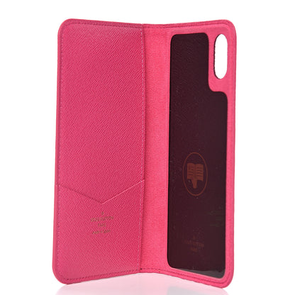 Louis Vuitton Monogram iPhone XS Max Folio Case Rose Pop 5 of 7