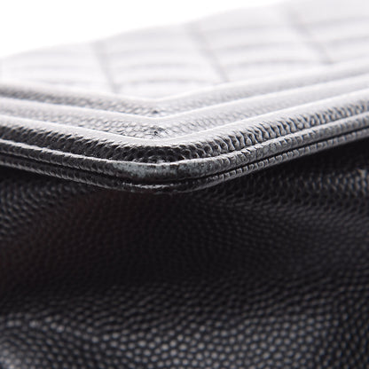 Chanel Caviar Quilted Medium Boy Flap Black 14 of 15