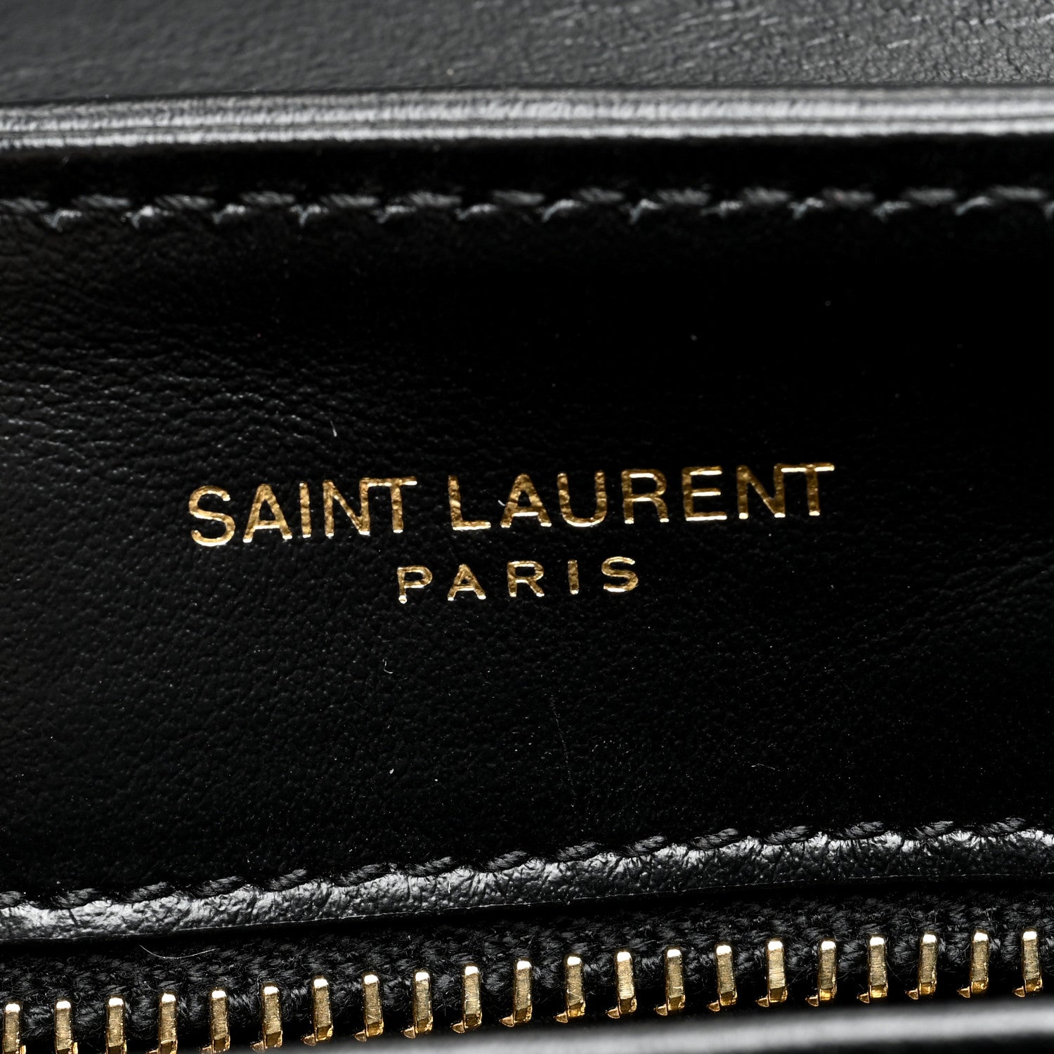 Saint Laurent Calfskin Y Quilted Monogram Toy Loulou Crossbody Bag Black 6 of 10