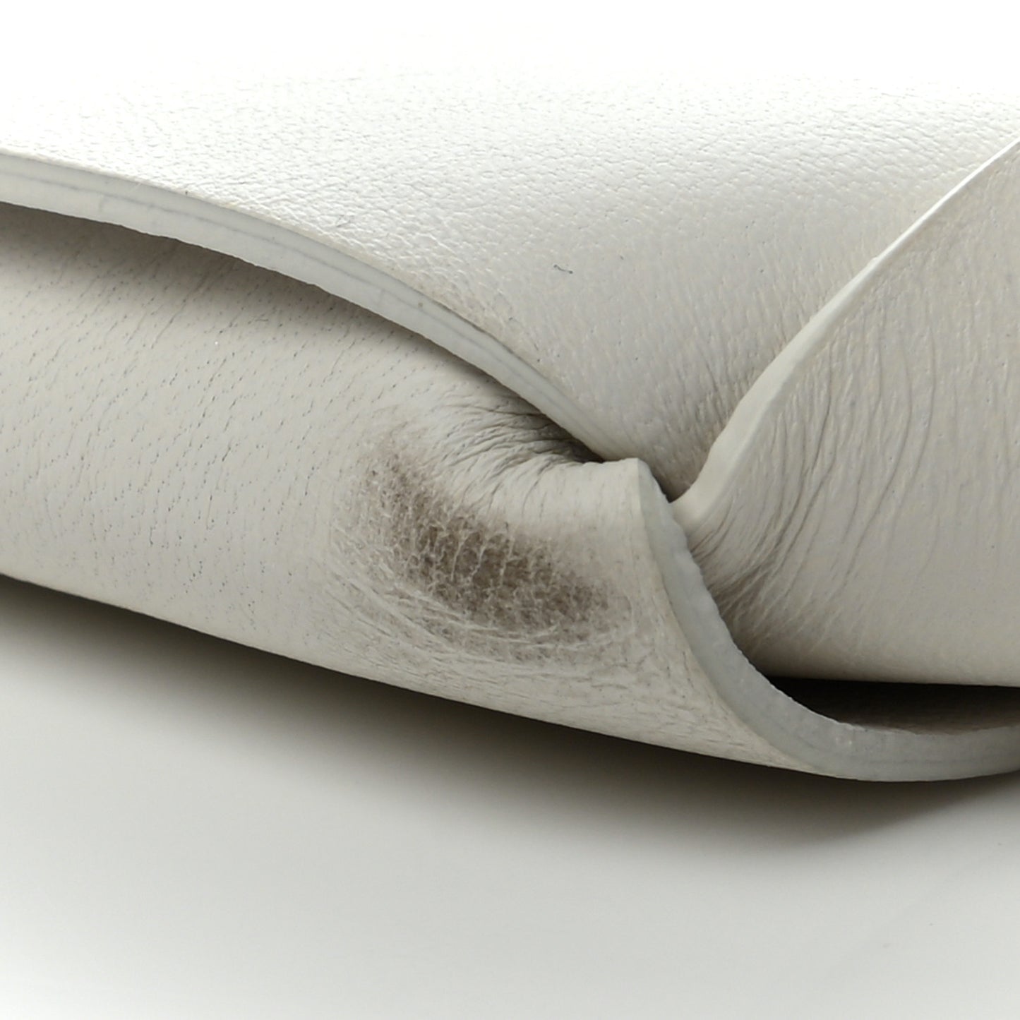 Nappa Maxi Intreccio Woven Pouch Clutch White