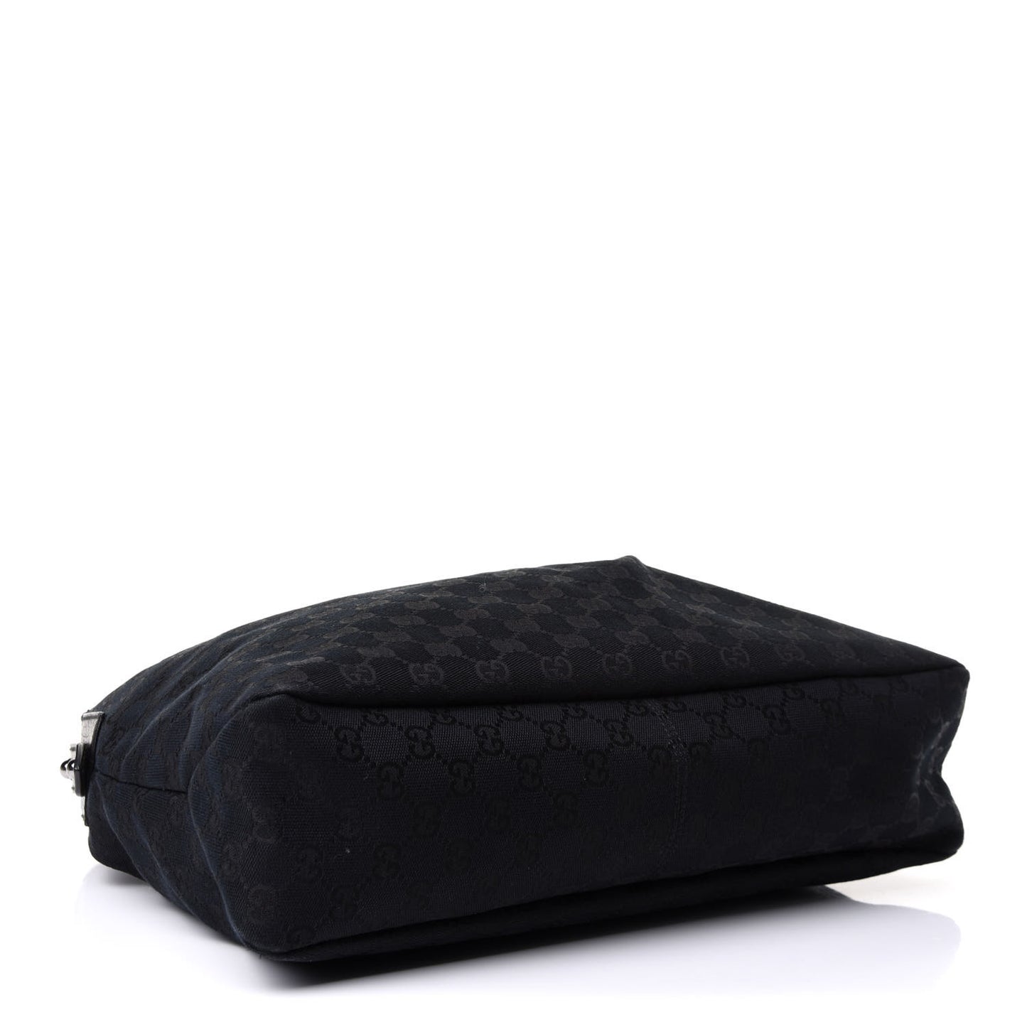 Monogram Medium Horsebit Chain Hobo Black