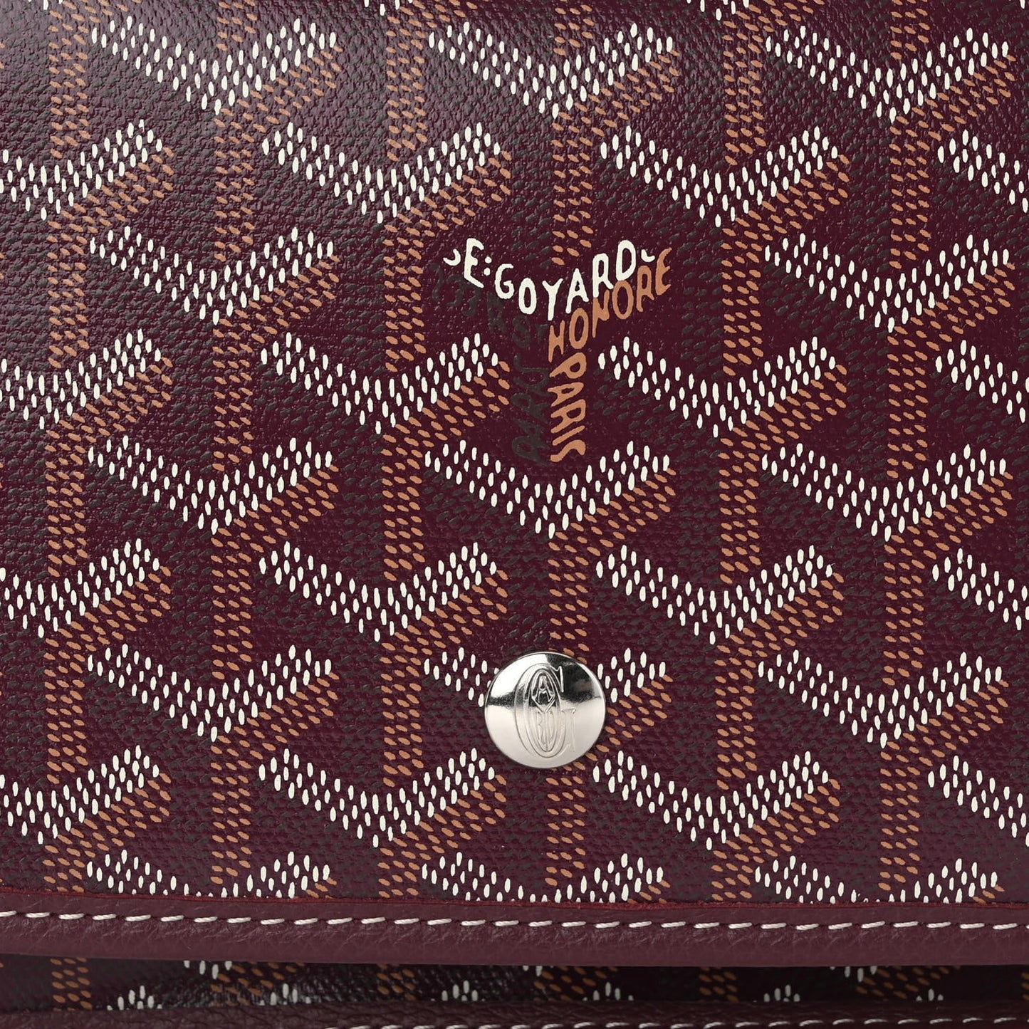 Goyardine Plumet Wallet Clutch Burgundy