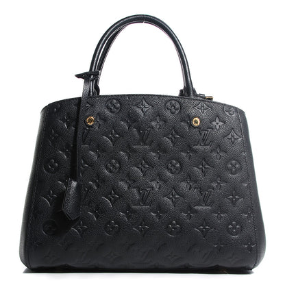 Louis Vuitton Empreinte Montaigne MM Black 1 of 8