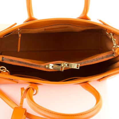 Saint Laurent Calfskin Small Sac De Jour Mandarine 5 of 12