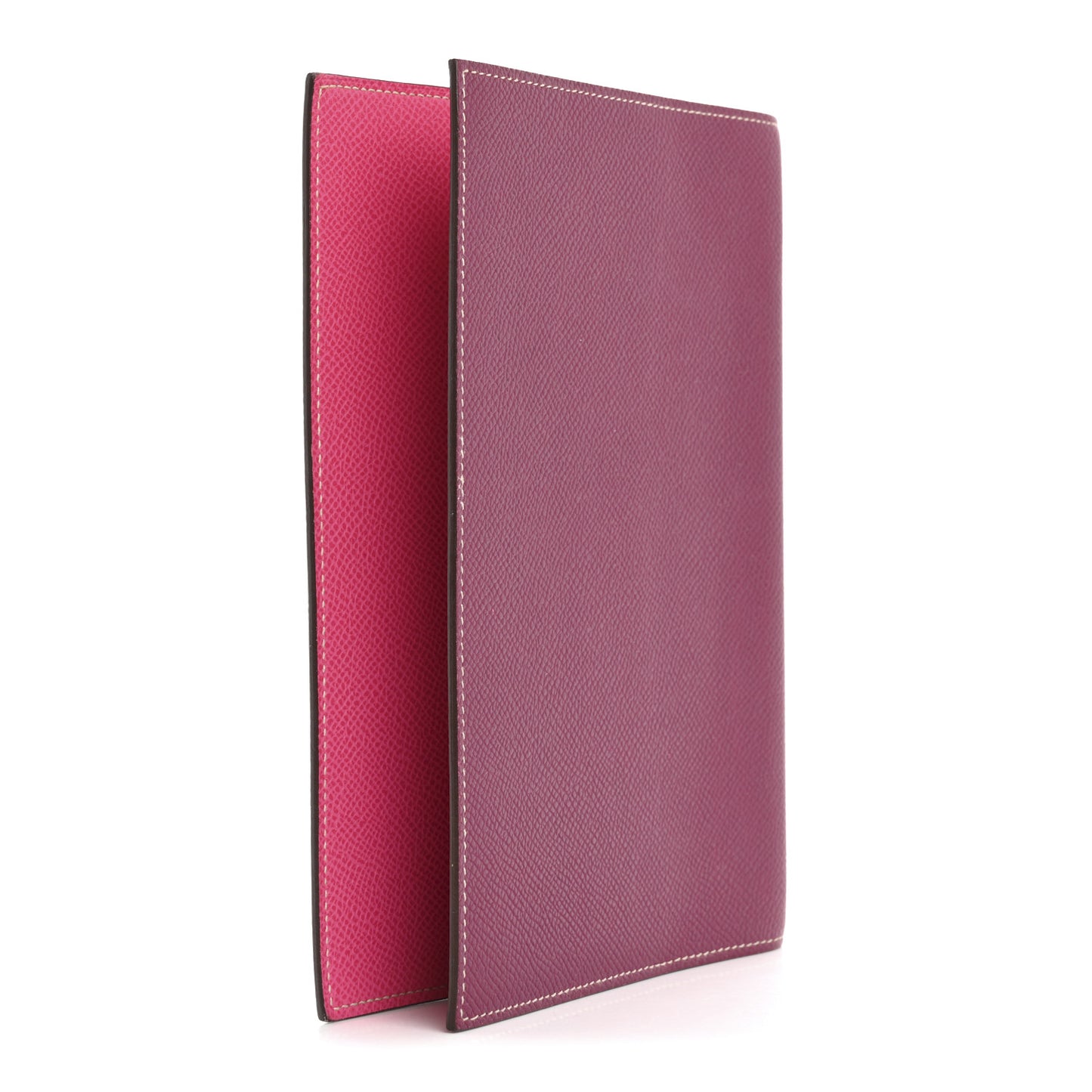 Epsom Bi-Color Globe Trotter Agenda Cover GM  Tosca Rose Tyrien