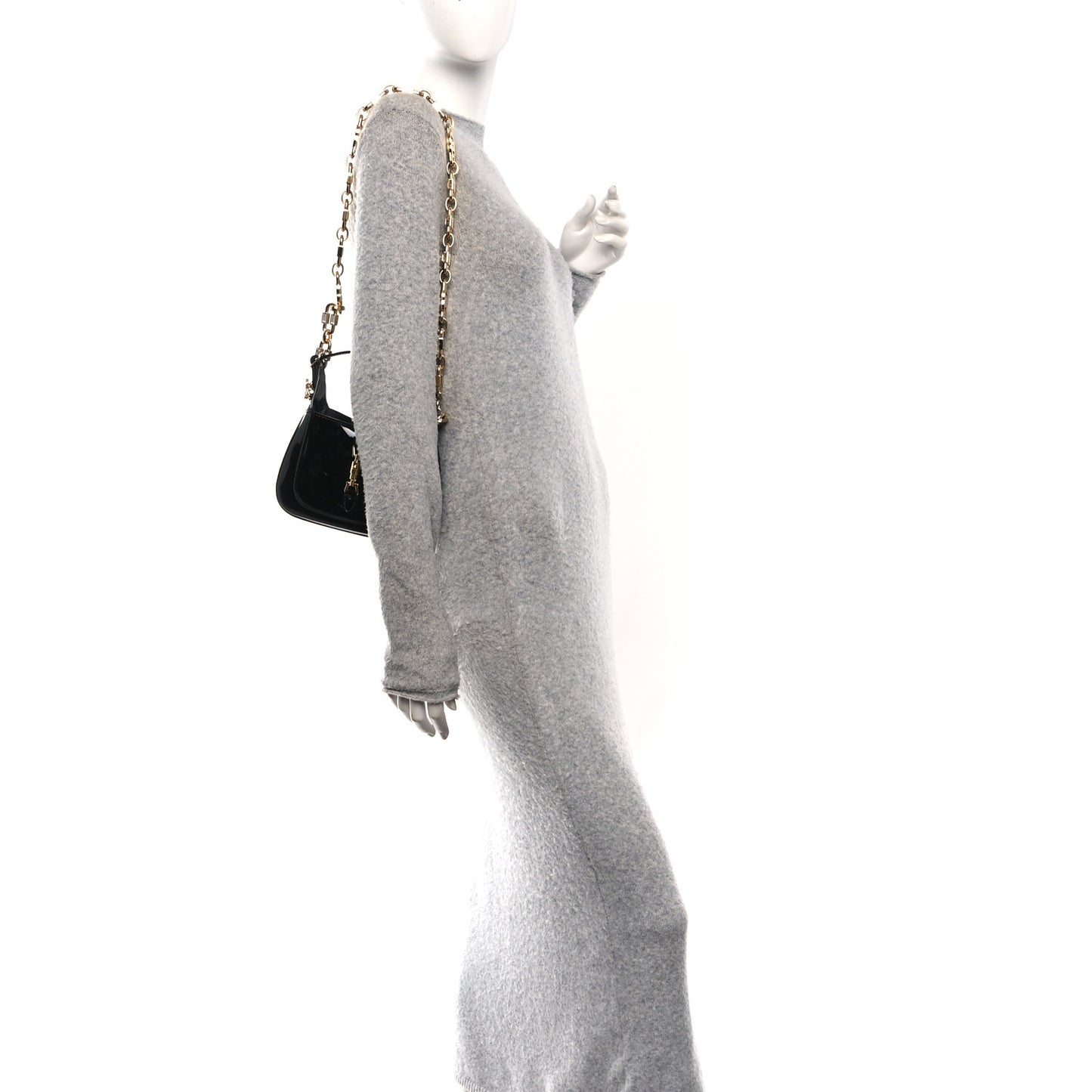 Patent Mini Jackie 1961 Crystal Hobo Black
