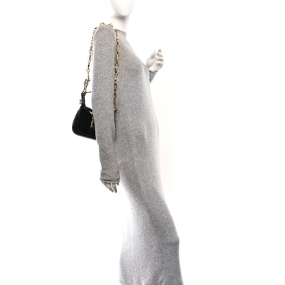 Gucci Patent Mini Jackie 1961 Crystal Hobo Black 2 of 9