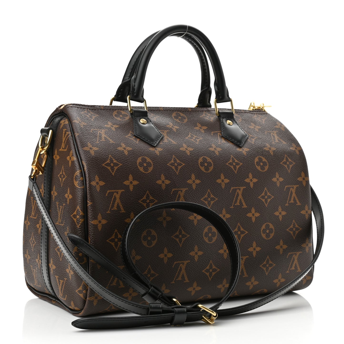 Monogram My World Tour Speedy Bandouliere 30 Black