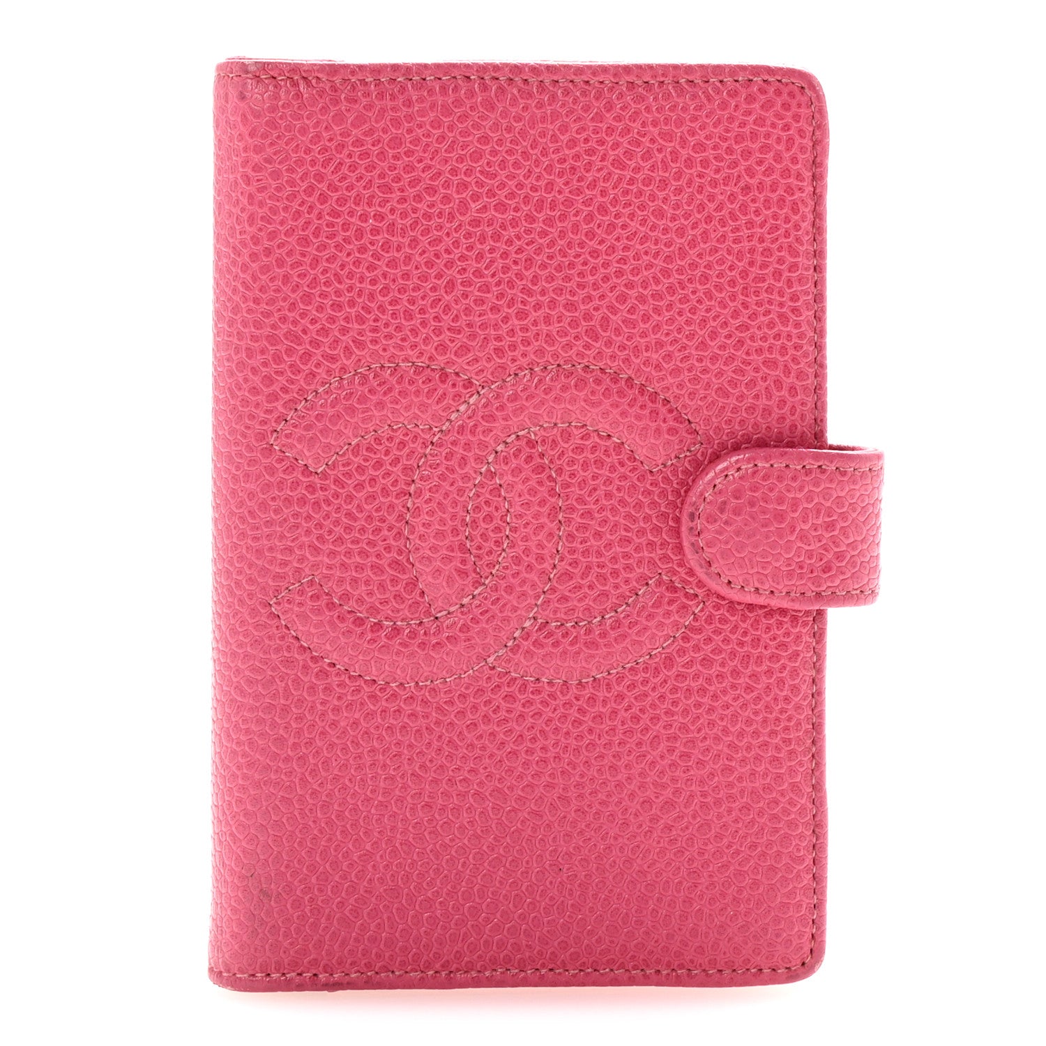 Chanel Caviar Timeless CC Ring Agenda Planner Pink 1 of 8