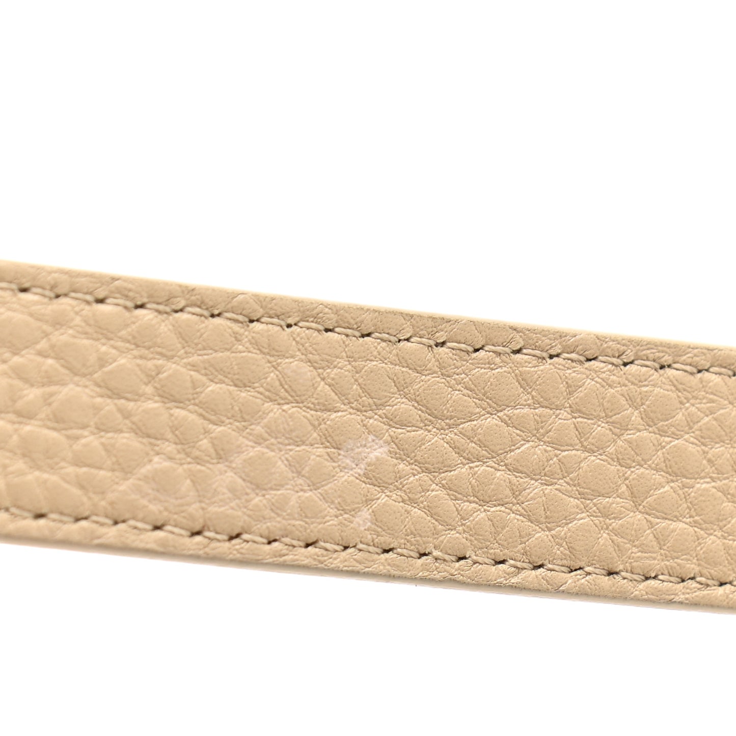 Grained Calfskin Medium Bobby Flap Beige