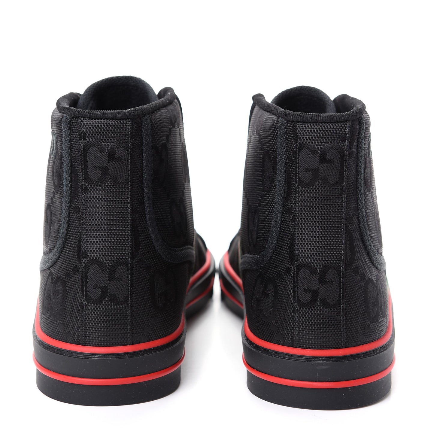 Econyl Nylon Web Monogram Off The Grid Mens 1977 Tennis High Top Sneakers 9 Black