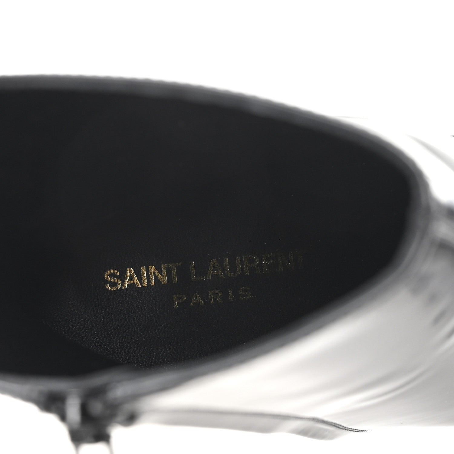 Saint Laurent Vitello Marilyn Auteuil 105 Ankle Zip Boots 40 Black 8 of 9