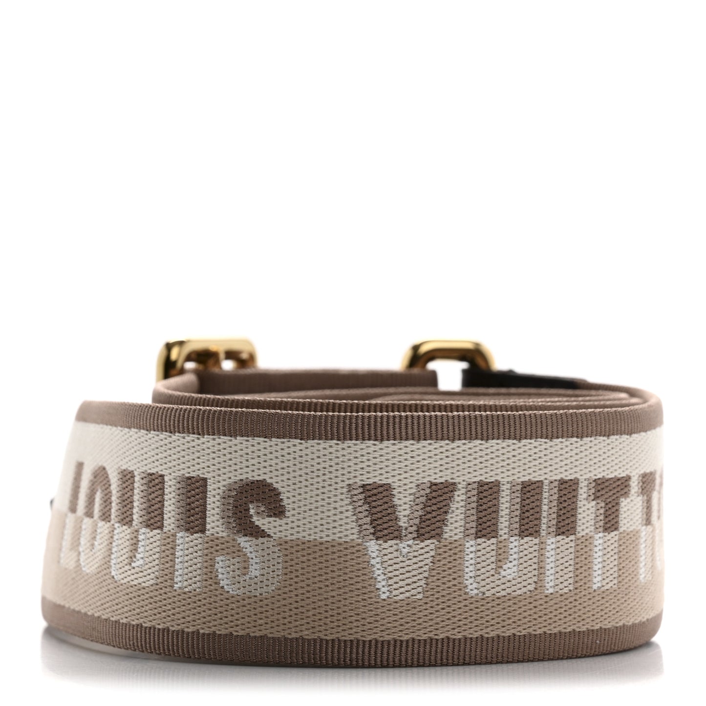 Jacquard Speedy Bandouliere 20 Shoulder Strap Beige Brown