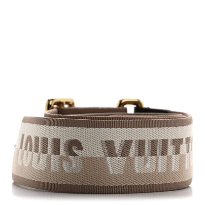 Louis Vuitton Jacquard Speedy Bandouliere 20 Shoulder Strap Beige Brown 2 of 4