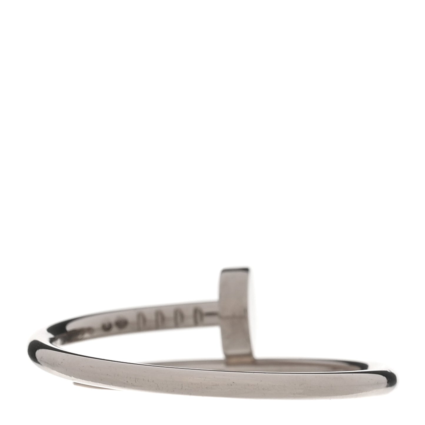 18K White Gold Small Juste Un Clou Ring 62 10