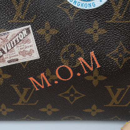Louis Vuitton Monogram World Tour Speedy Bandouliere 30 7 of 9