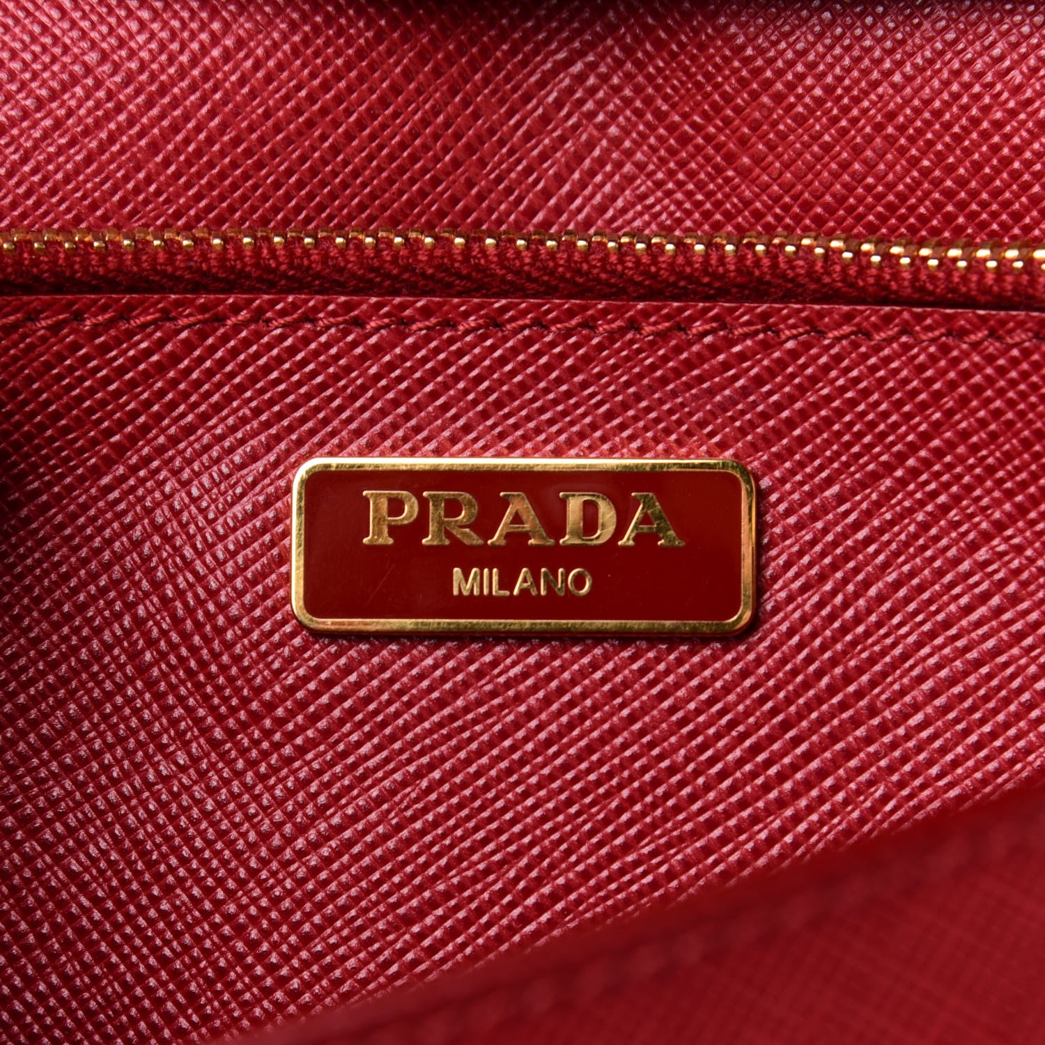Prada Saffiano Fiocco Bow Flap Wallet Fuoco 5 of 10