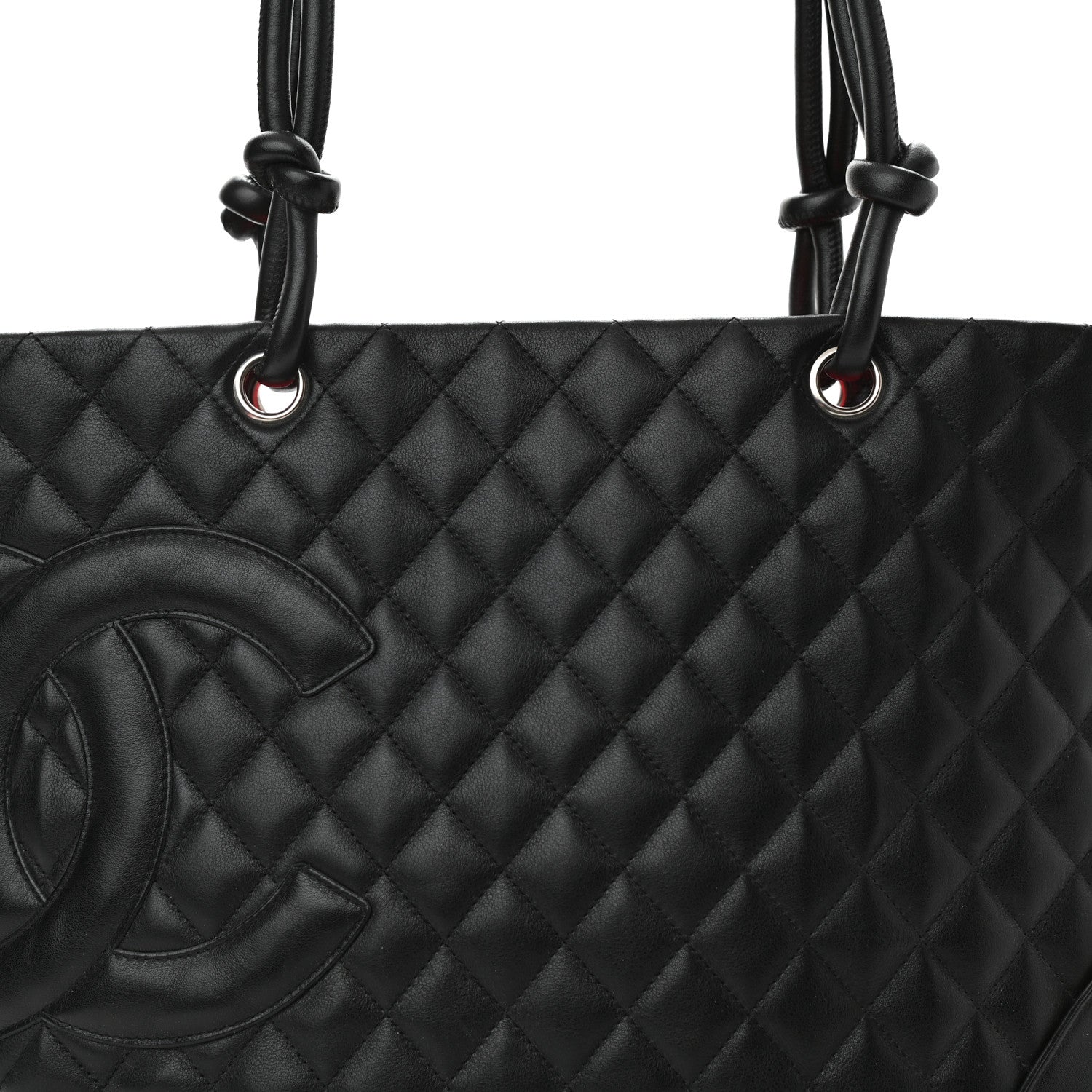 Chanel Calfskin Quilted Large Cambon Tote Black 11 of 13