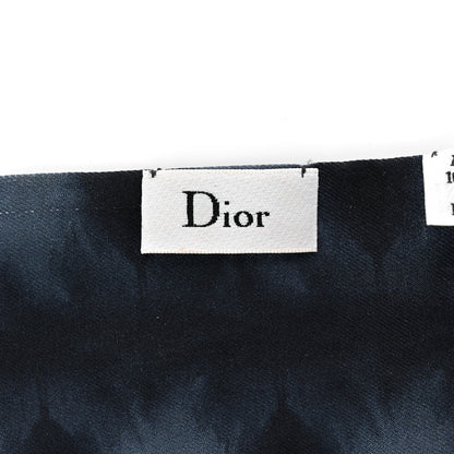 Christian Dior Silk Kaleidioroscopic Mitzah Scarf Blue 3 of 10