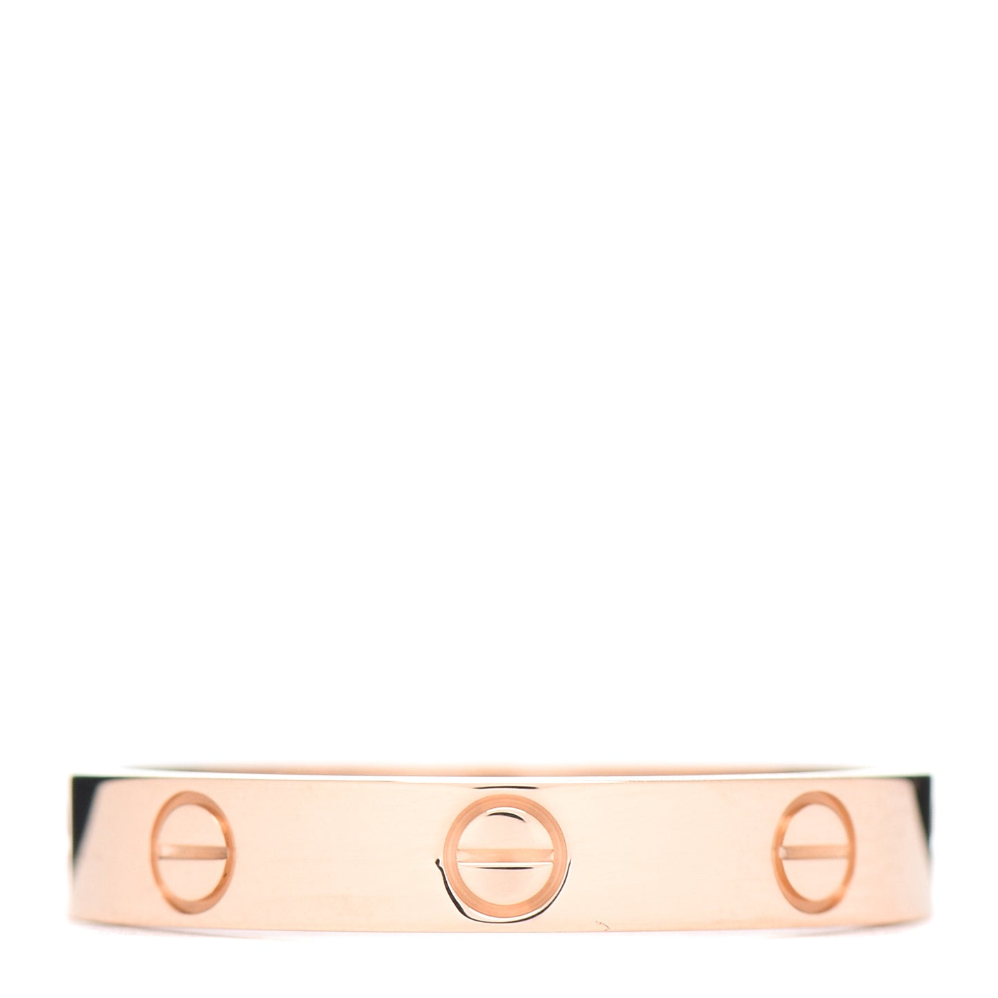 18K Pink Gold 3.5mm LOVE Wedding Band Ring 59 8.75