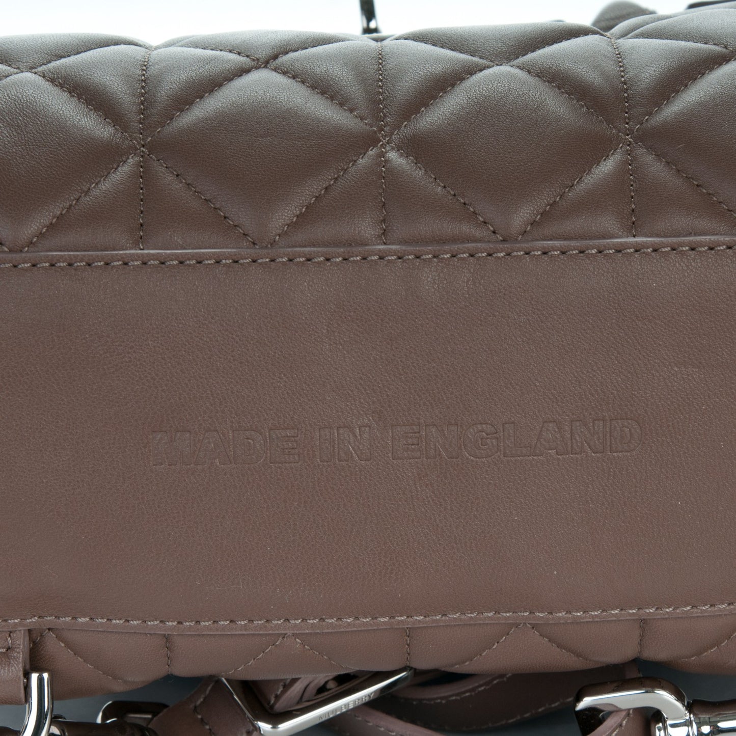 Nappa Quilted Mini Cara Delevingne Convertible Bag Taupe