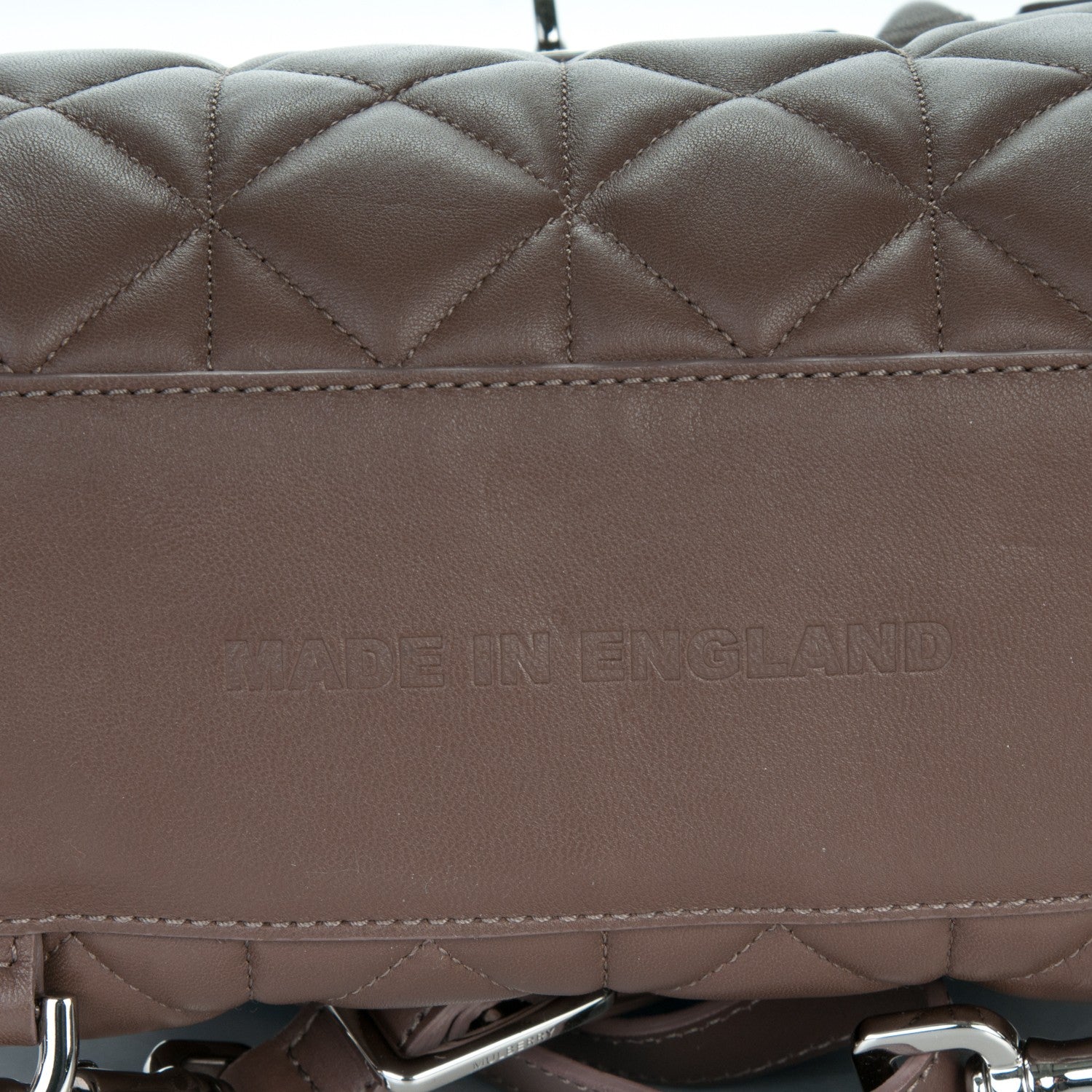 Mulberry Nappa Quilted Mini Cara Delevingne Convertible Bag Taupe 7 of 8