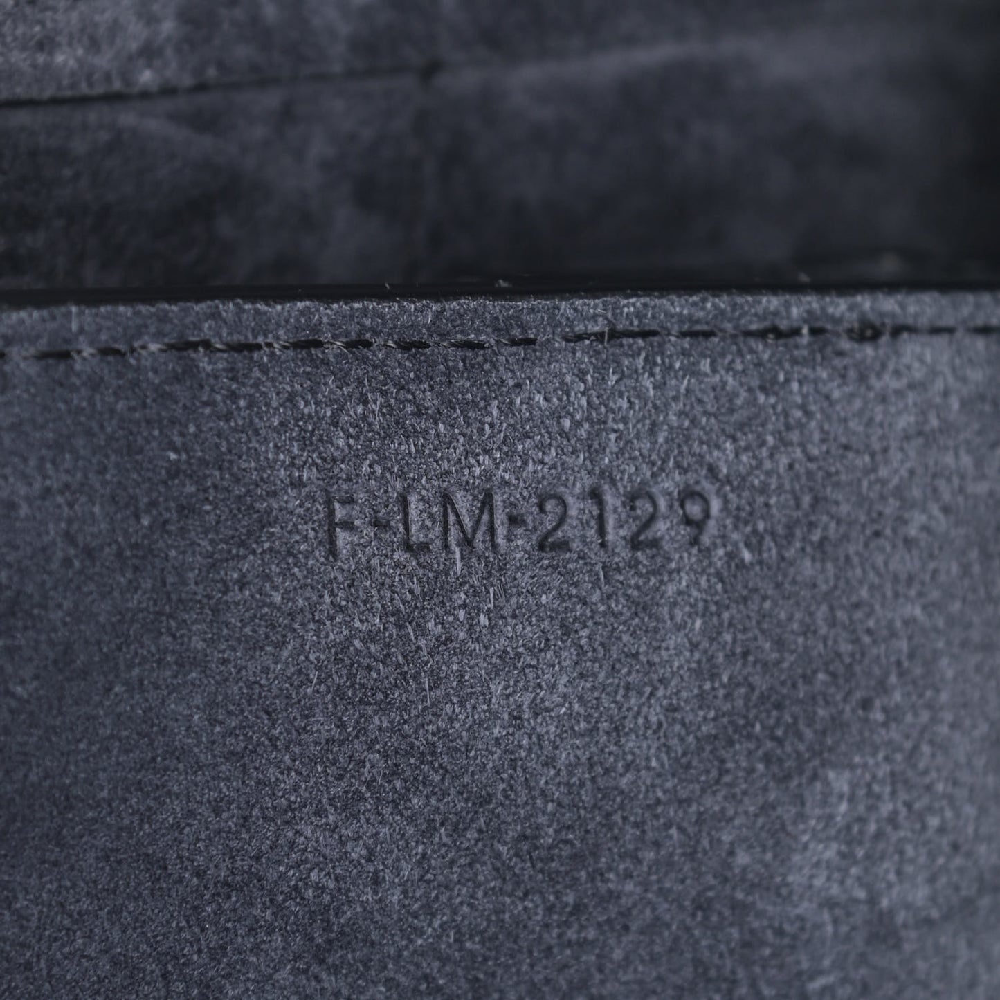 Grained Calfskin Mini Belt Bag Grey