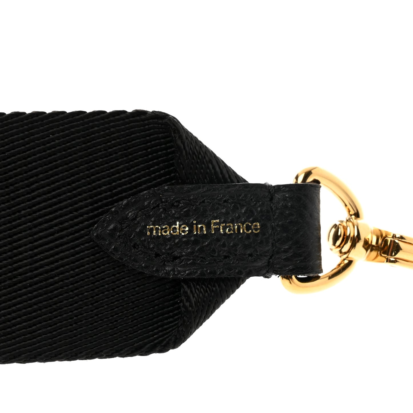 Jacquard Bandouliere Shoulder Strap Black