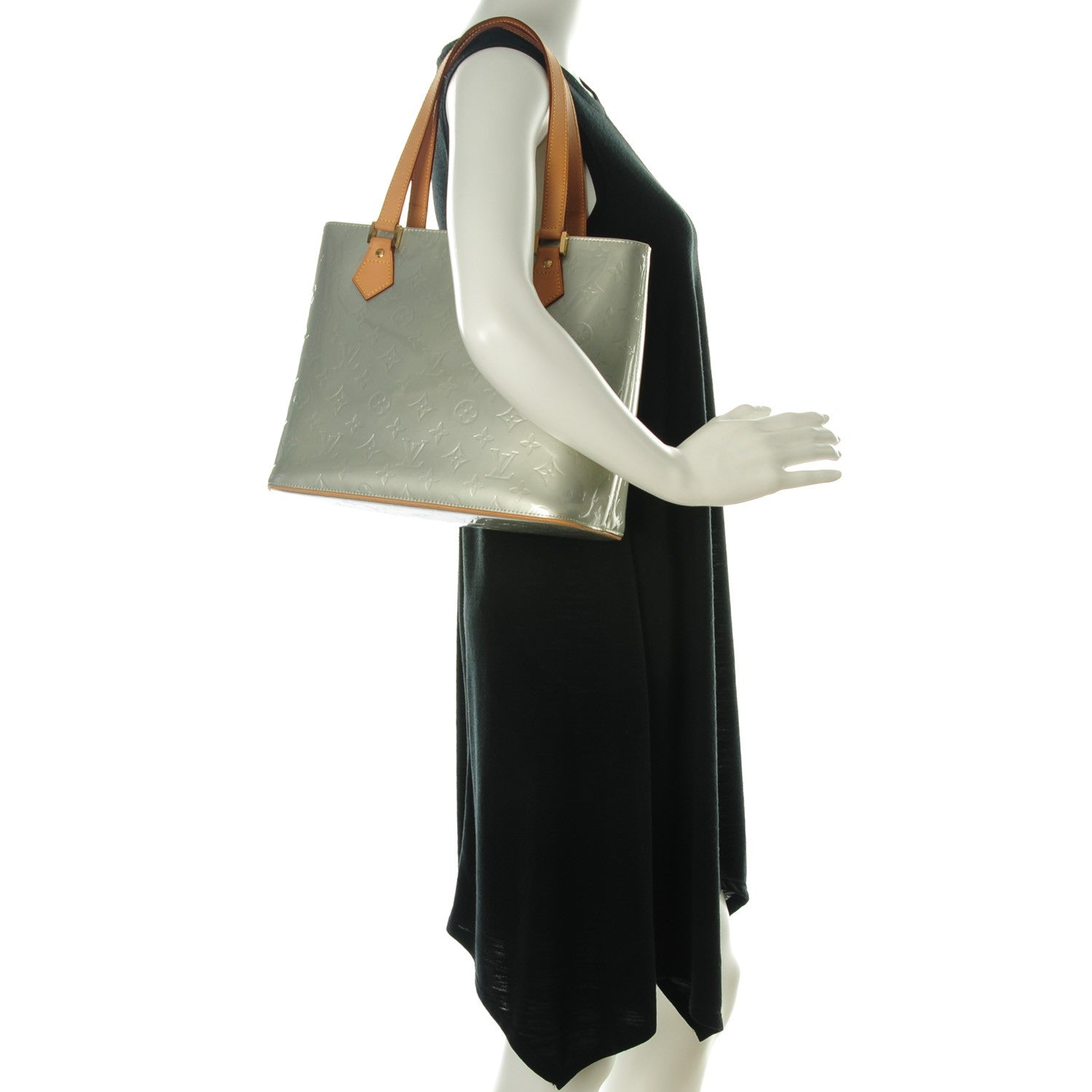 Louis Vuitton Vernis Houston Silver 2 of 7