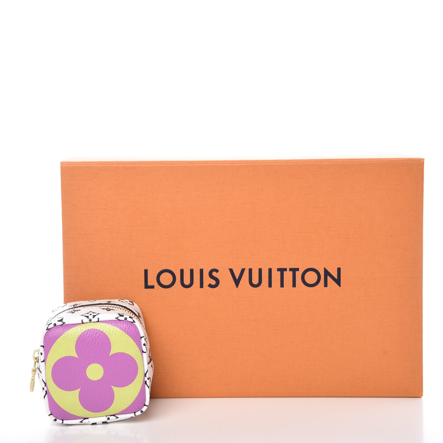 Monogram Giant Cube Coin Purse Pink