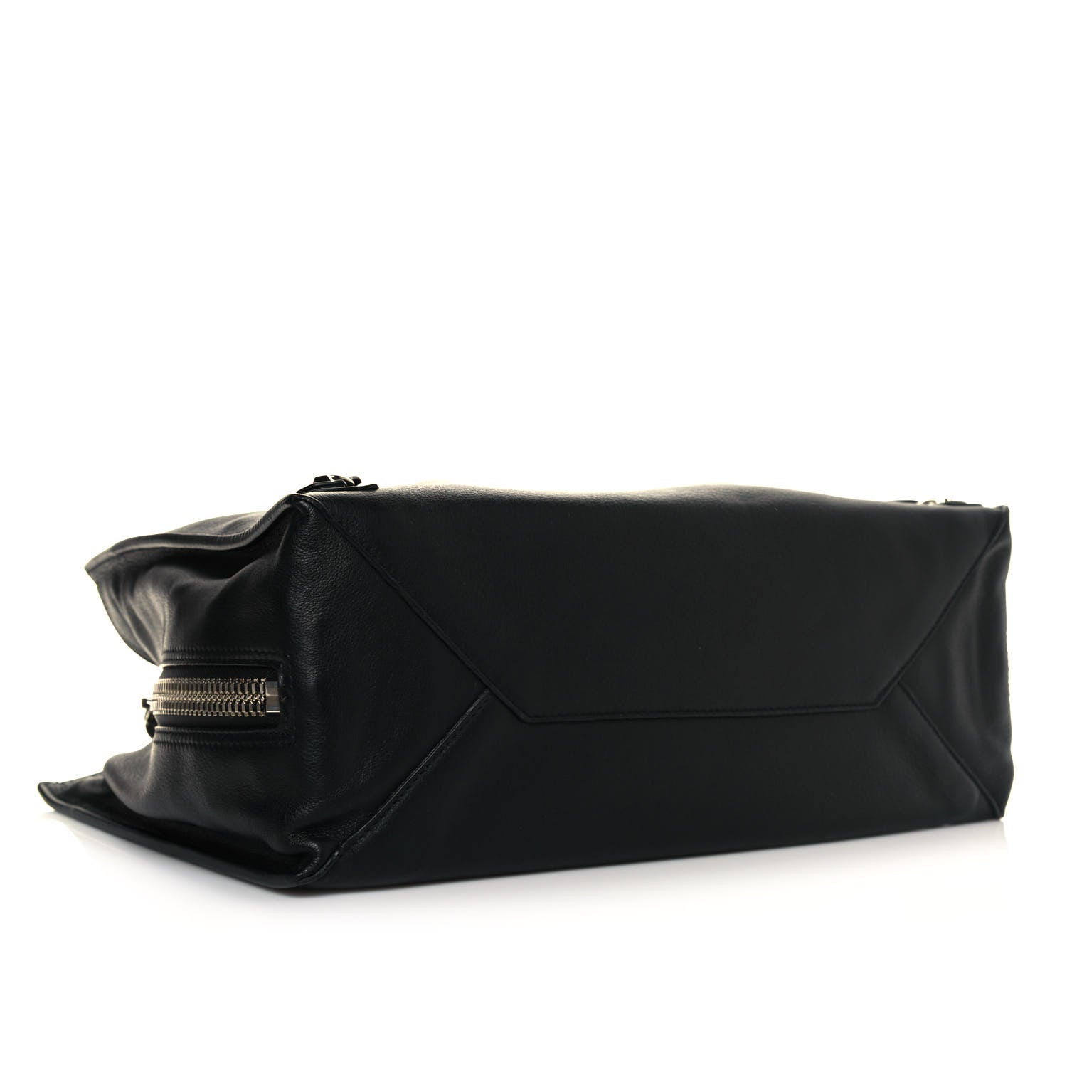 Balenciaga Veau Papier B4 Zip Around Tote Black 4 of 9