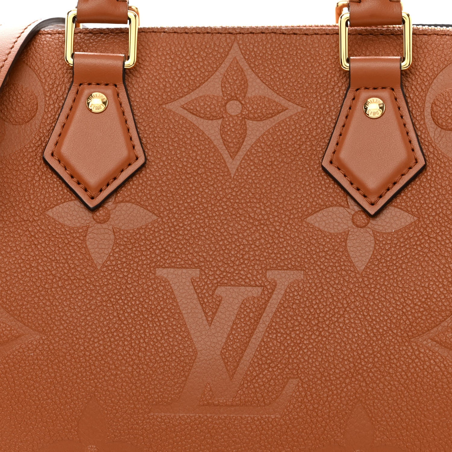 Louis Vuitton Empreinte Monogram Giant Speedy Bandouliere 25 Cognac 8 of 10