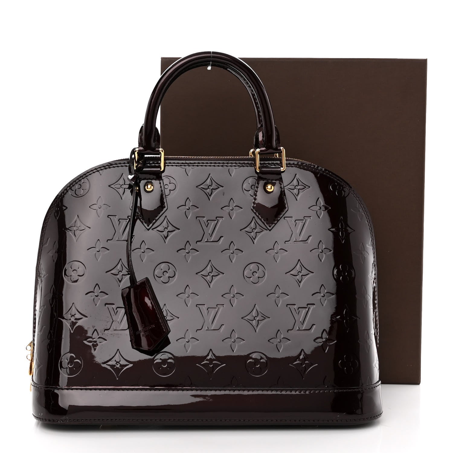 Louis Vuitton Vernis Alma PM Amarante 10 of 10