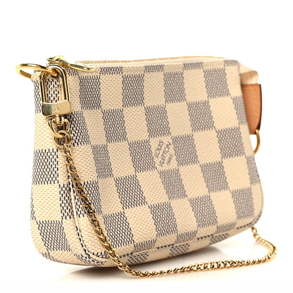 Louis Vuitton Damier Azur Mini Pochette Accessories 3 of 10