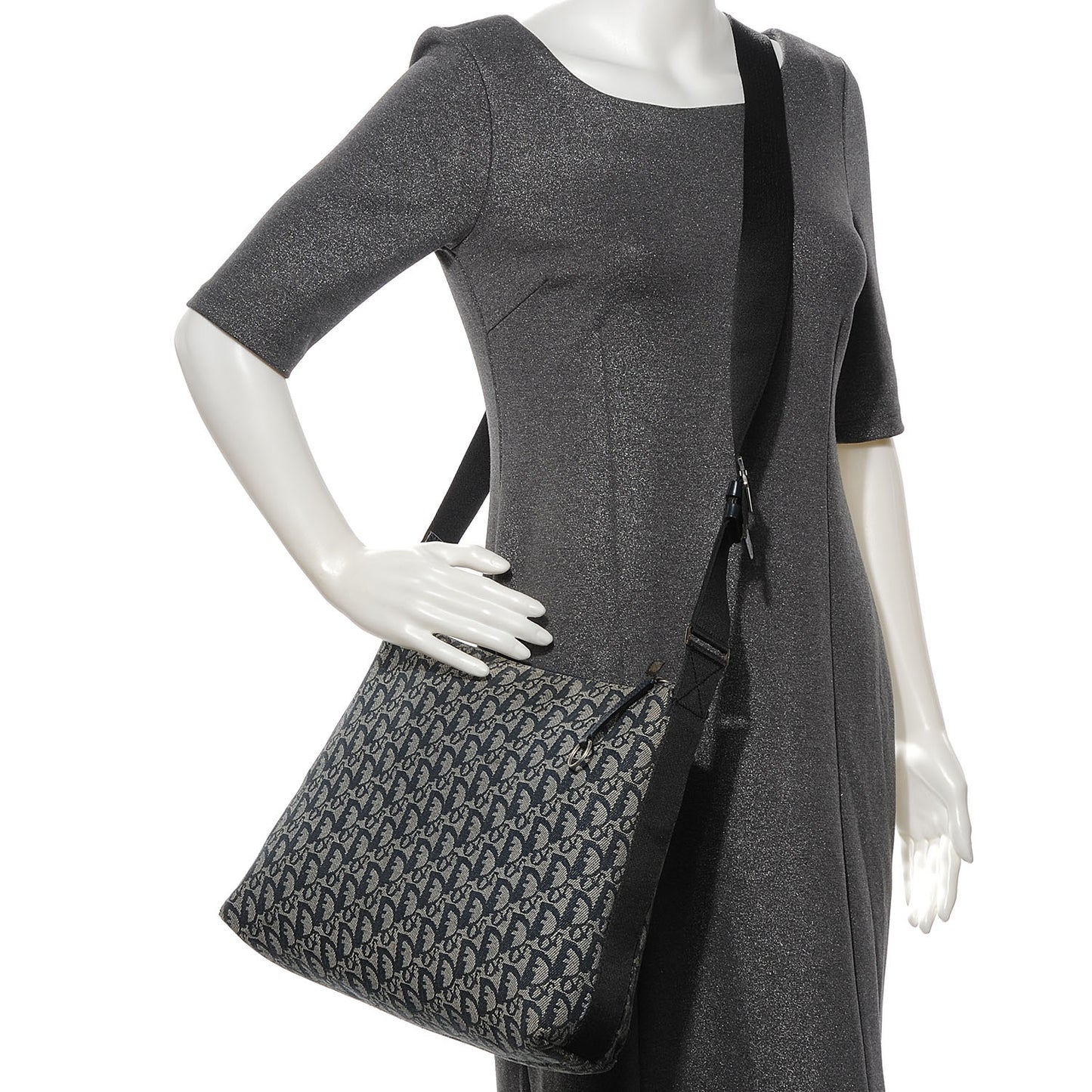 Monogram Messenger Navy