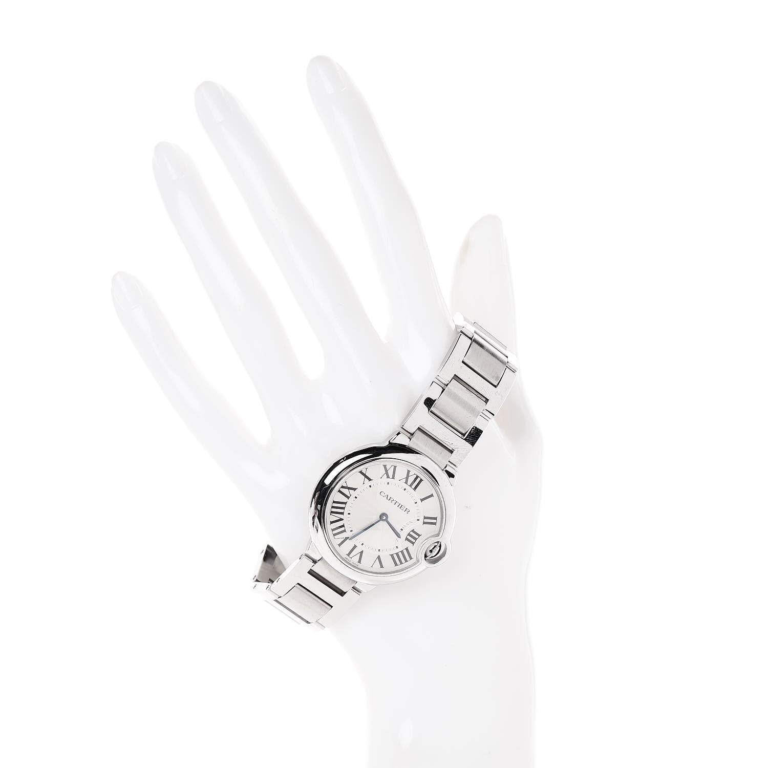 Cartier Stainless Steel 36mm Ballon Bleu De Quartz Watch 2 of 5