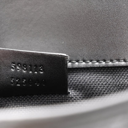 Gucci GG Supreme Monogram Web Slim Belt Bag Black Grey 7 of 10