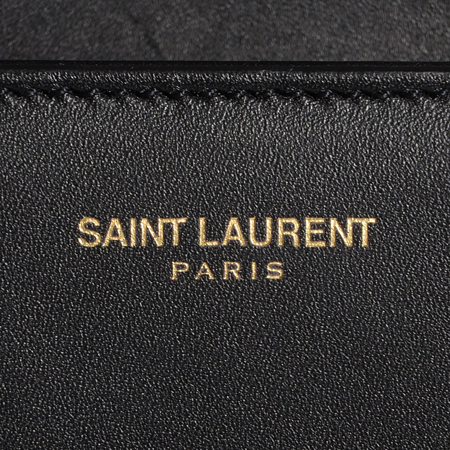 Leather Velvet Small Monogram Université Shoulder Bag Black