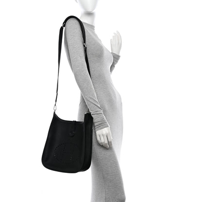 Hermes Taurillon Clemence Evelyne III PM Black 2 of 11