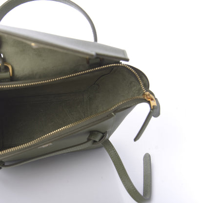 Celine Grained Calfskin Nano Belt Bag Light Khaki 4 of 8