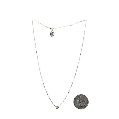 Cartier 18K Yellow Gold Diamond SM D'Amour Pendant Necklace 3 of 7