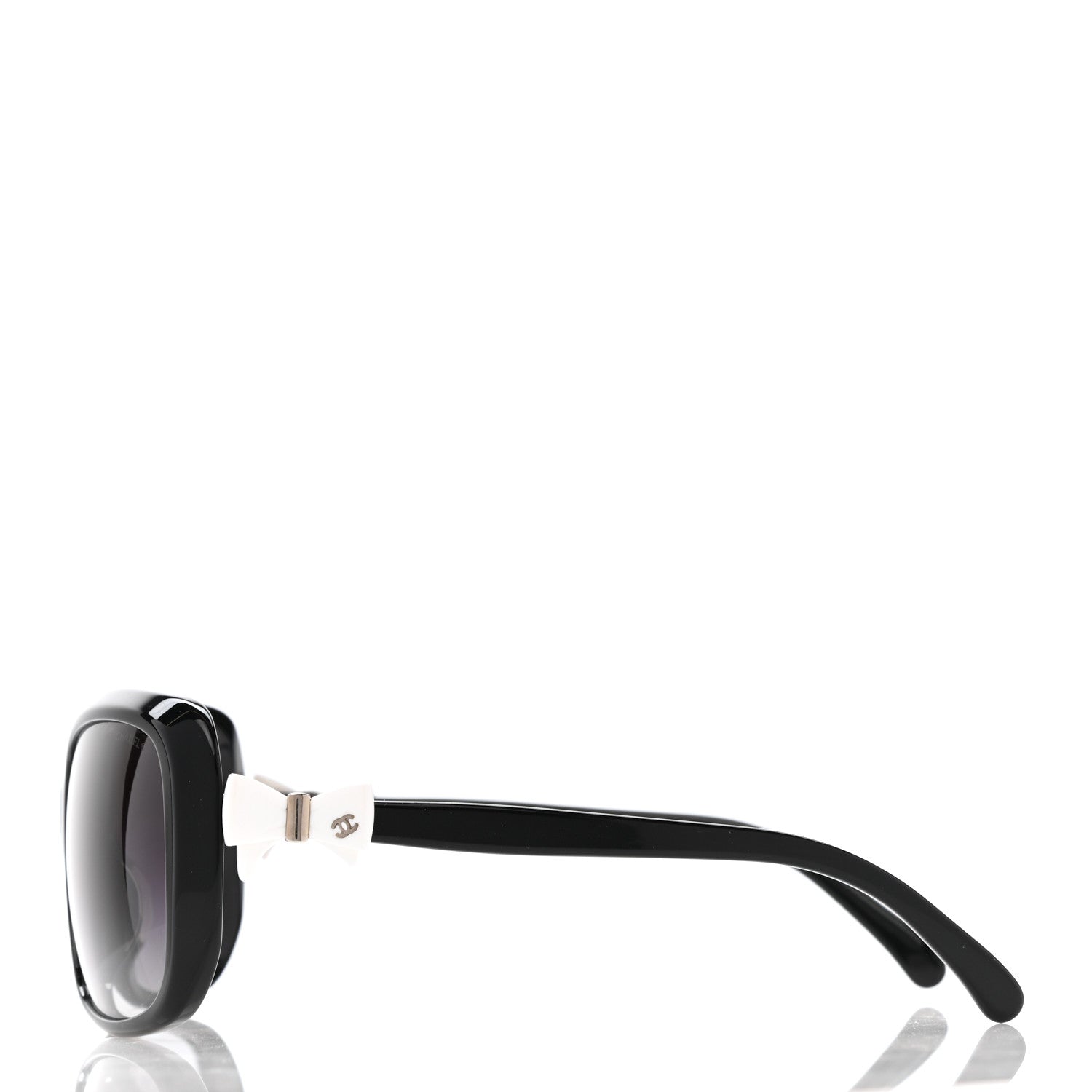 Chanel CC Bow Sunglasses 5171 Black White 3 of 7