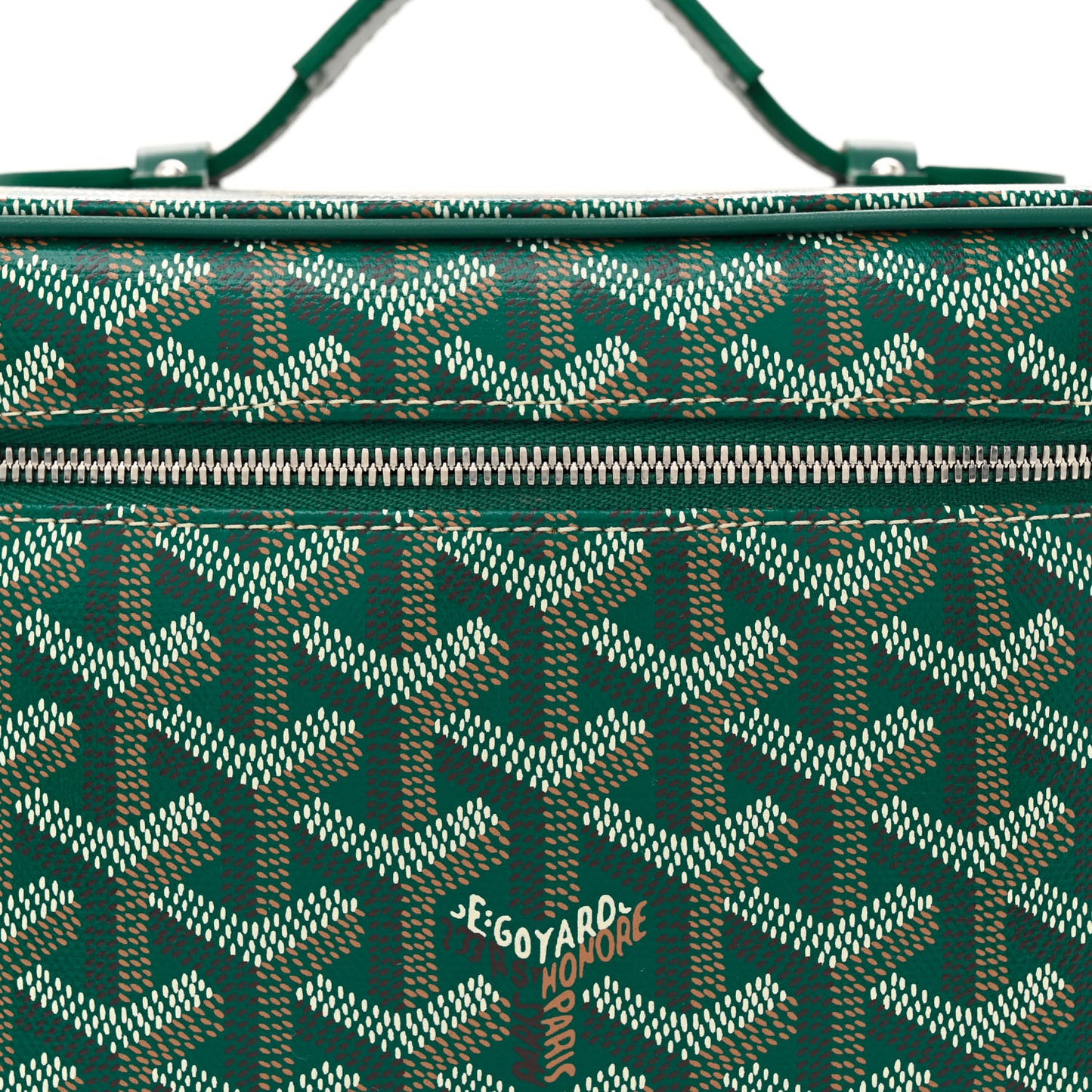 Goyardine Muse Vanity Case Green