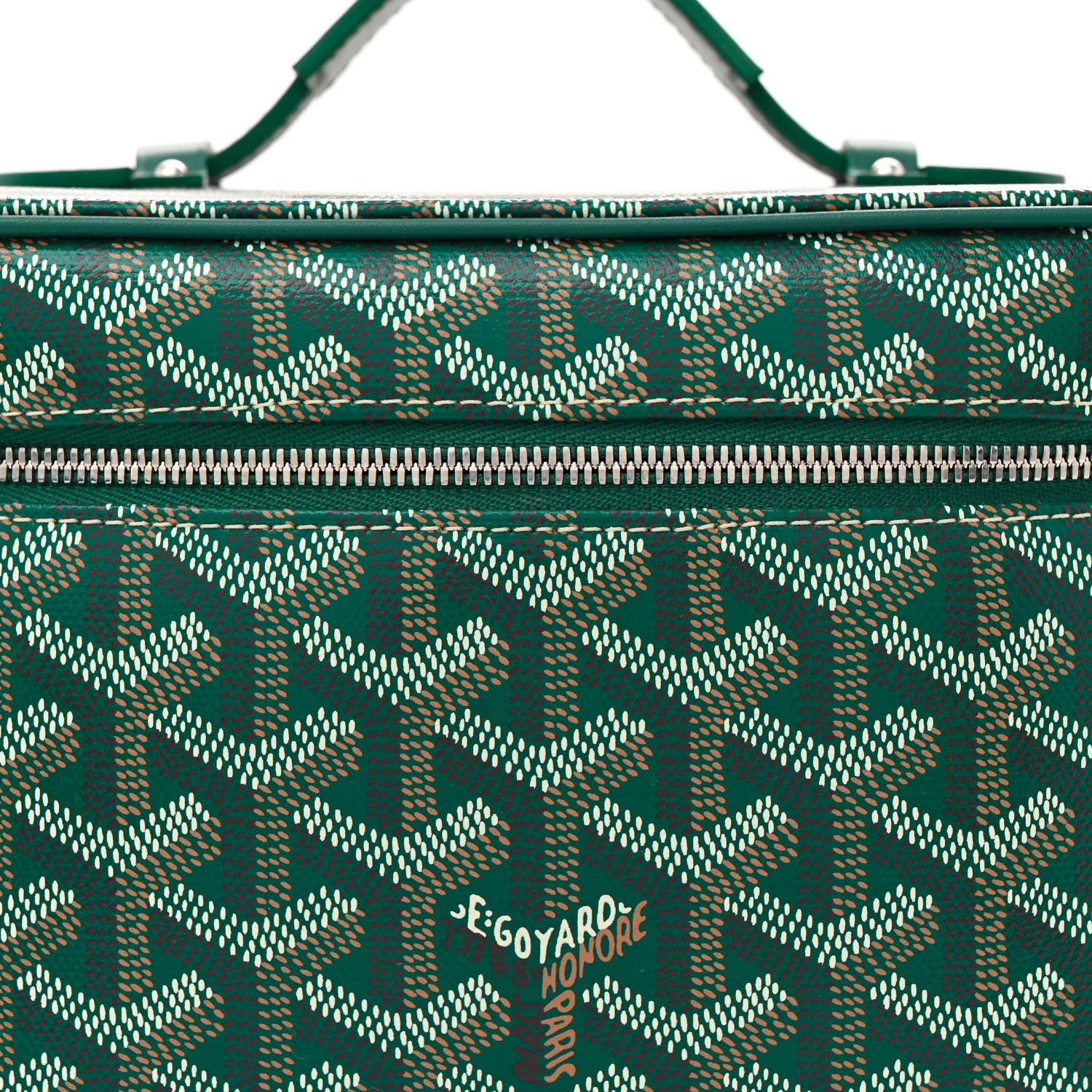 Goyard Goyardine Muse Vanity Case Green 7 of 10