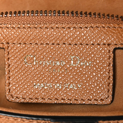 Christian Dior Grained Calfskin Saddle Bag Camello 7 of 10
