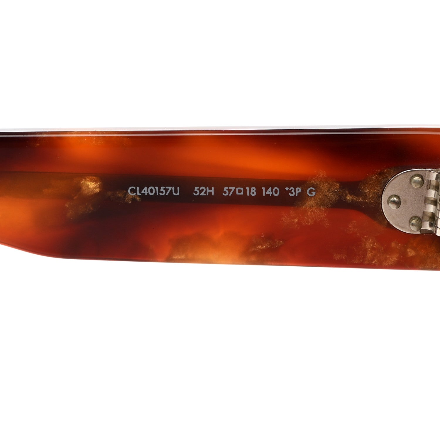 Celine Acetate Square Sunglasses CL40157U Brown 5 of 7