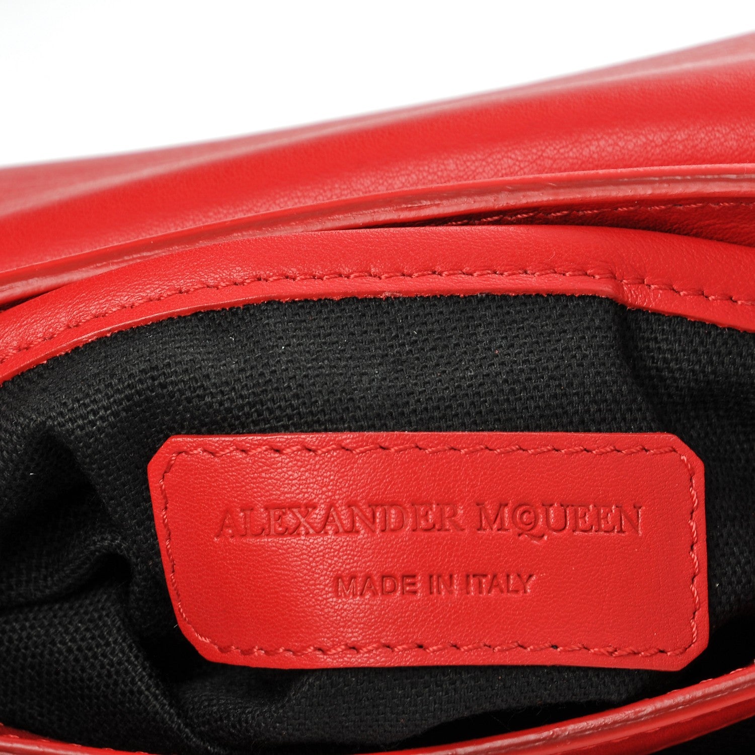 Alexander McQueen Calfskin Twin skull Tote Red 7 of 9